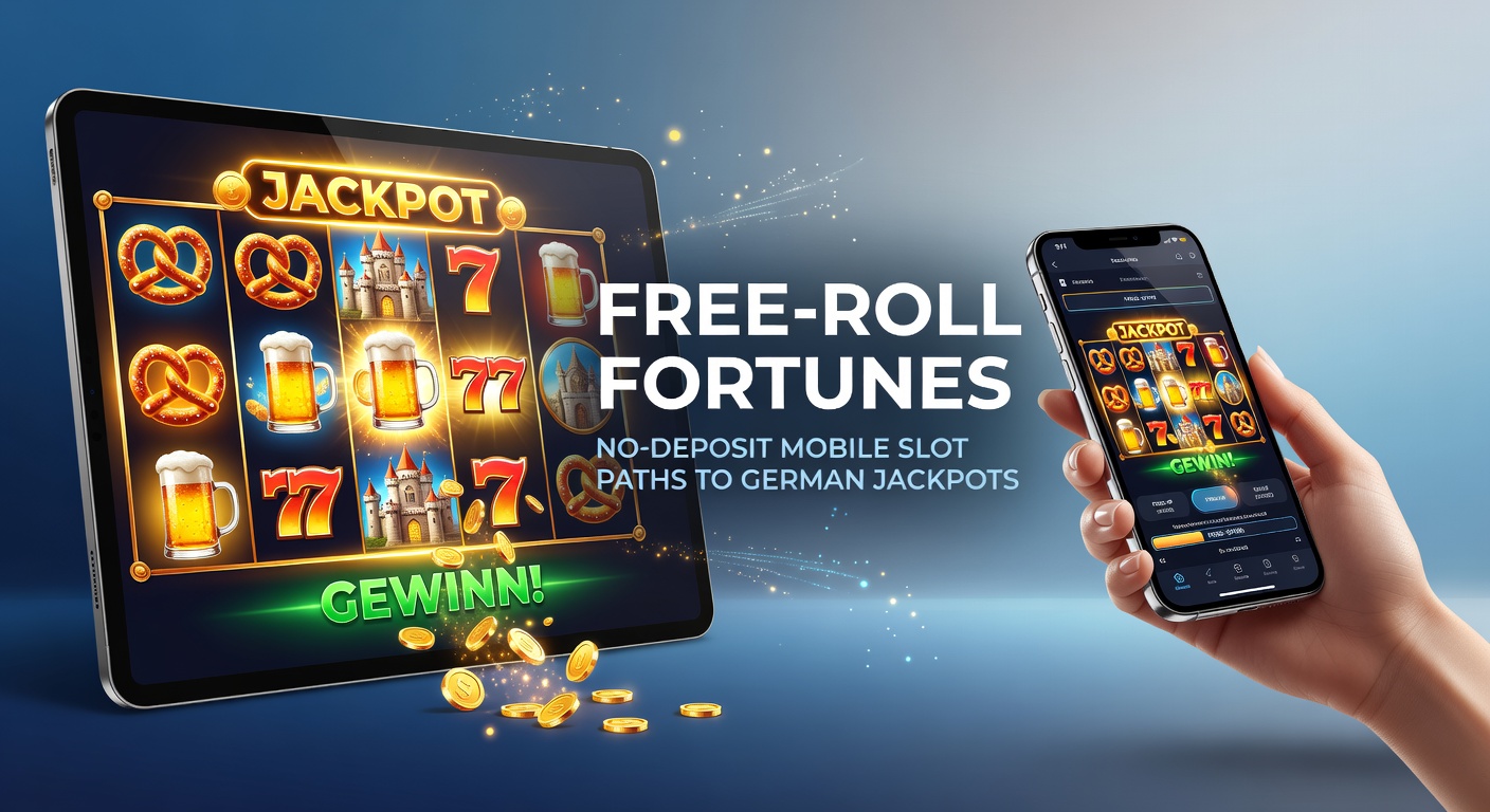 Diverse Smartphones mit Slot-Symbolen und Jackpot-Walzen, illustriert mobile Gaming-Trends in Deutschland